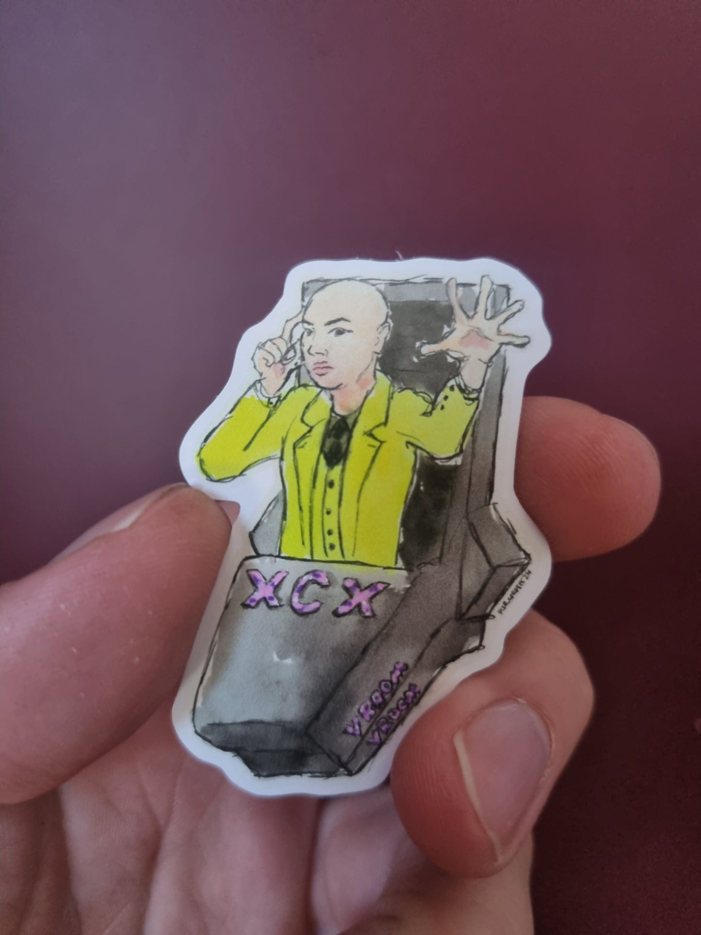 "Professor XCX" Sticker