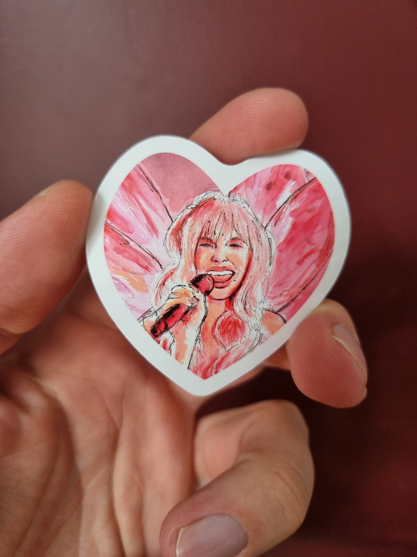 "Manic Dream Peach" Sticker