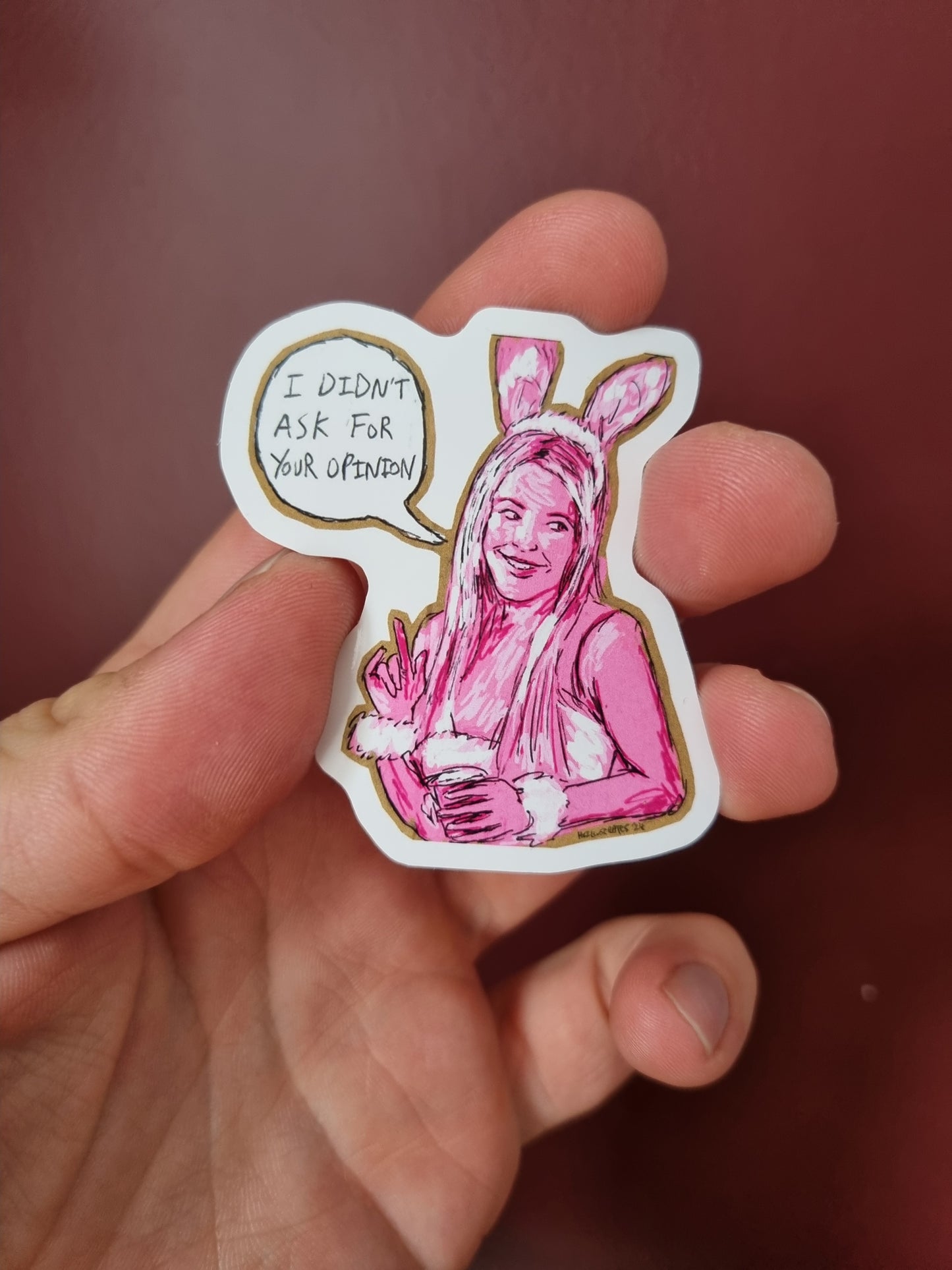 "STOP TRYING TO MAKE FETCH HAPPEN" Sticker