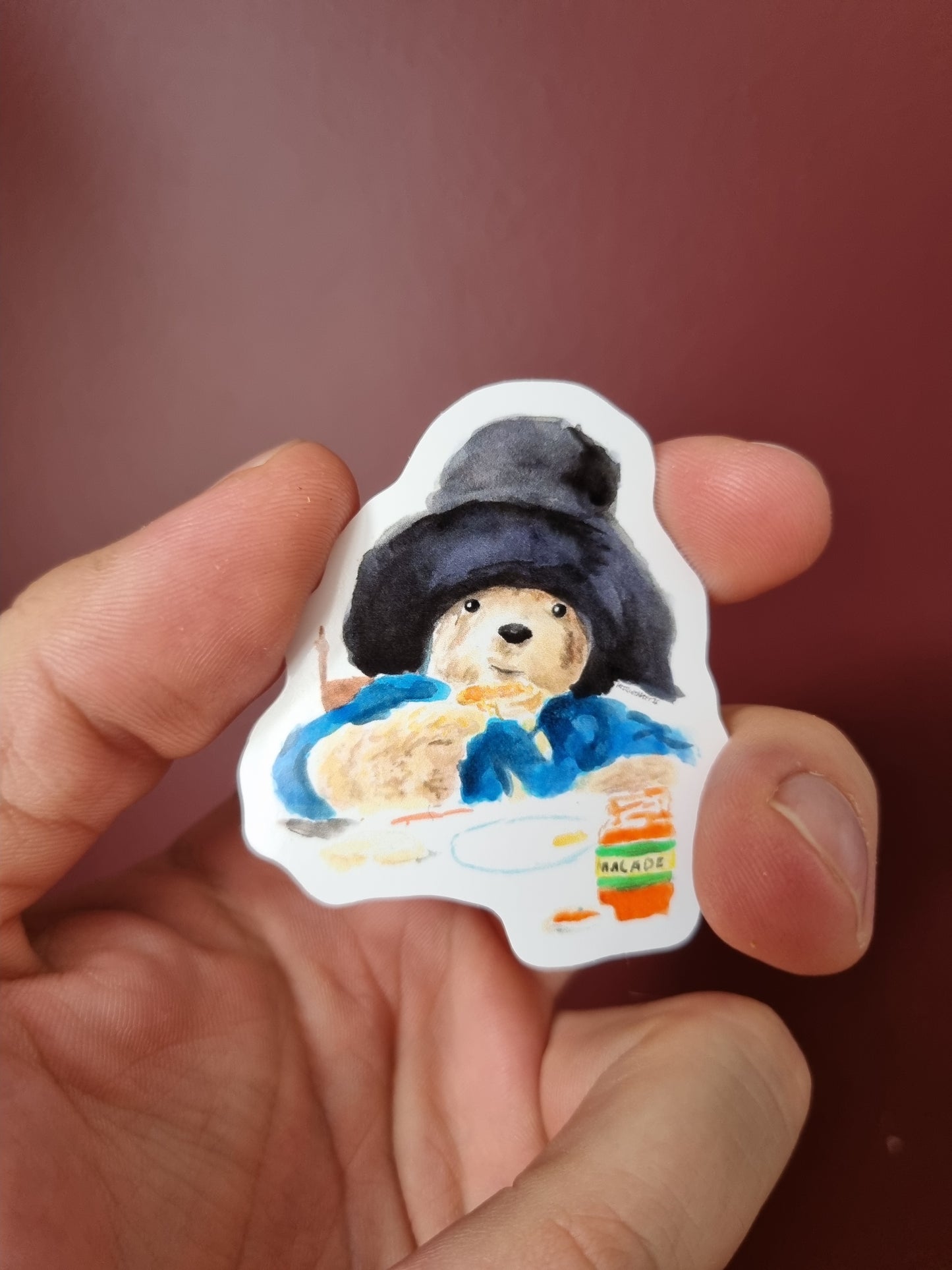 "A Very Good Bear" Sticker