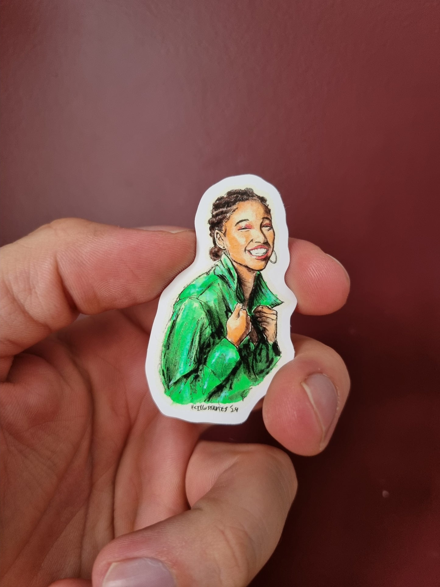 "She Won't Rue making White People Cry" Sticker