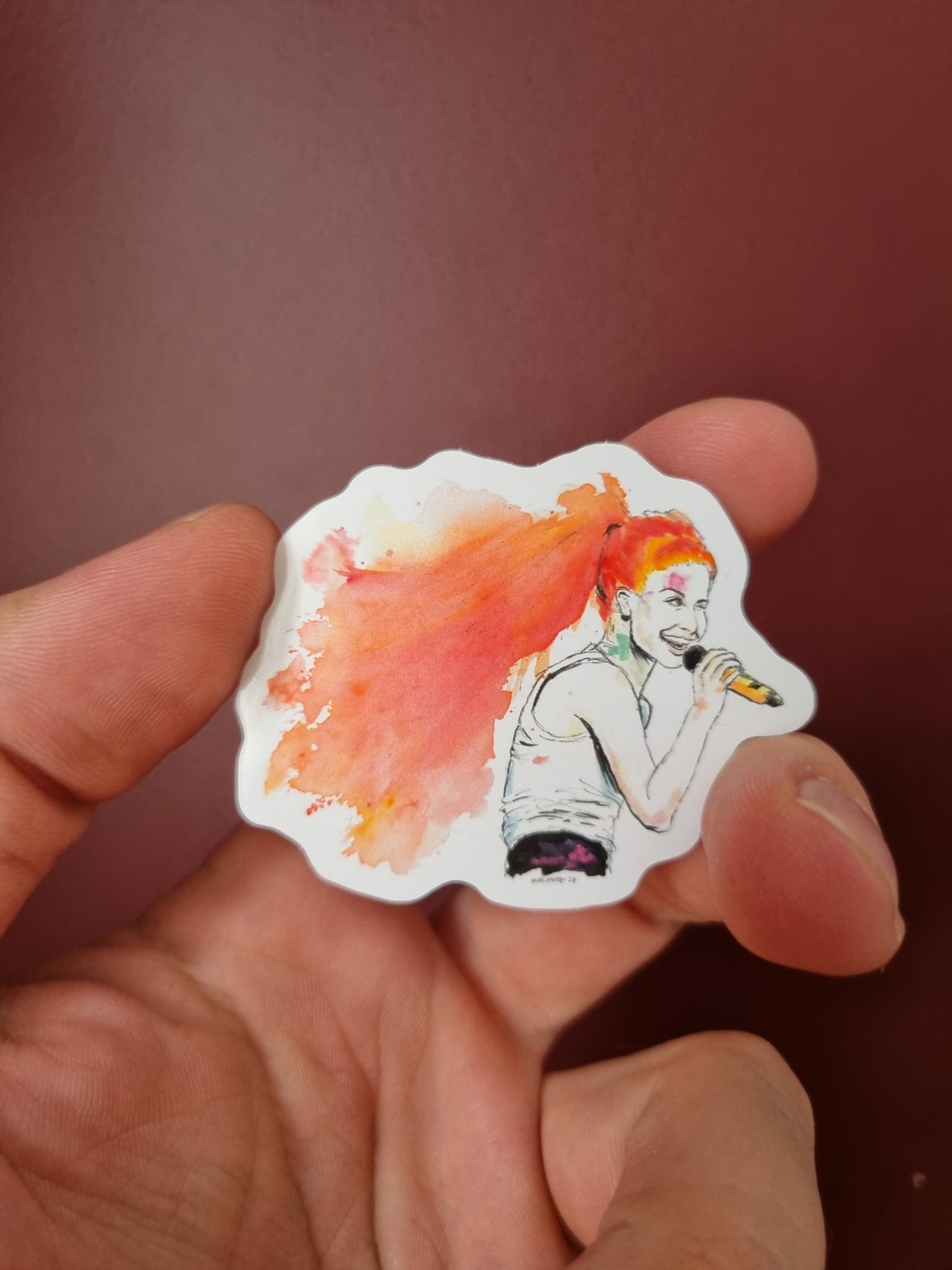 "She's Always Running Out of Time" Sticker