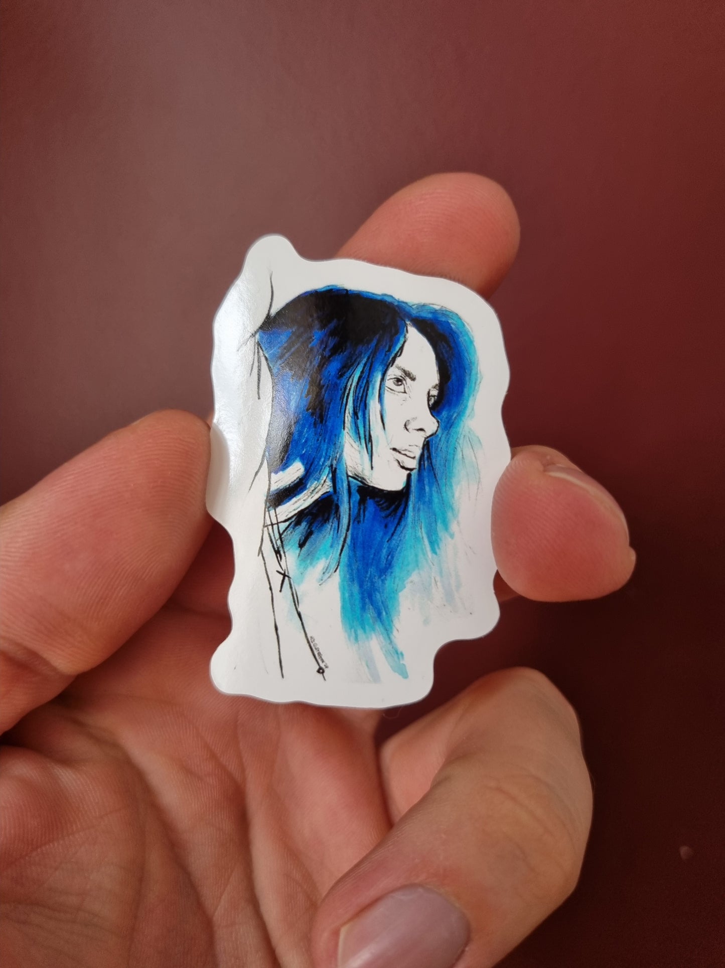 "She's the Bad Guy" Sticker