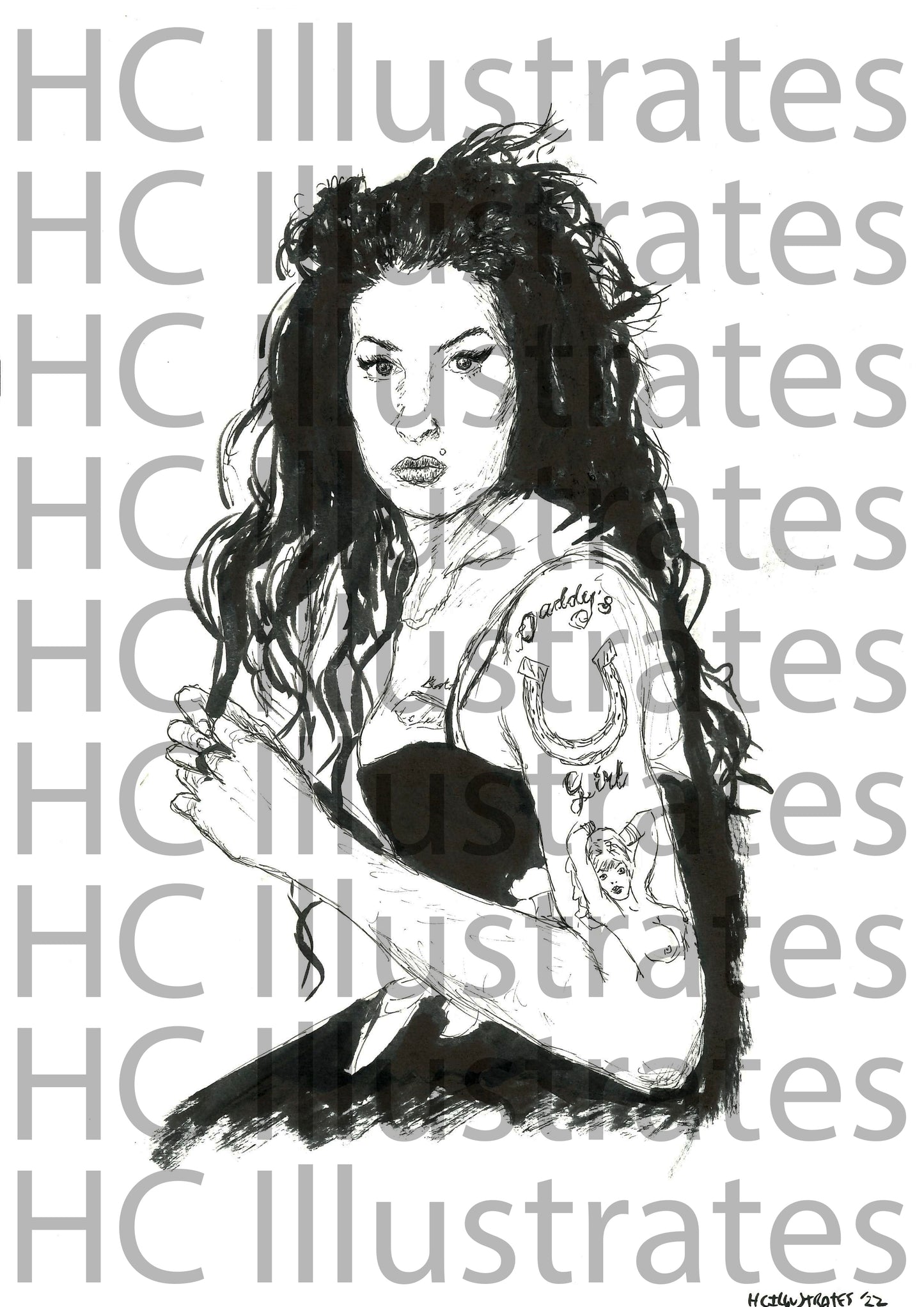 "Her Tears Dry on their Own" Print