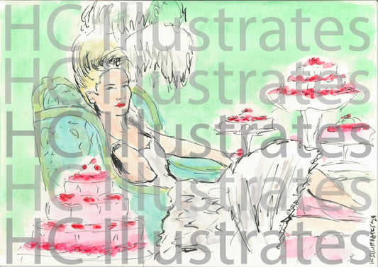 "Let Us Eat Cake” Print