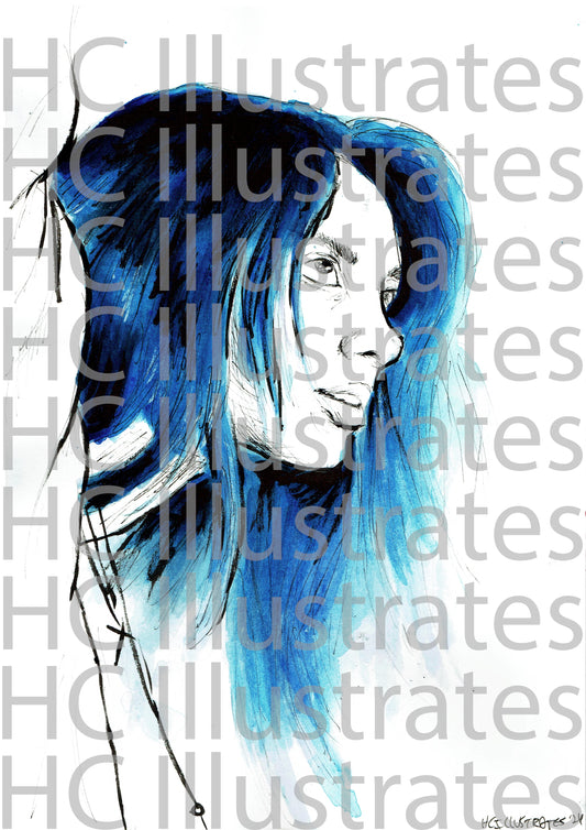 "She's the Bad Guy" Print