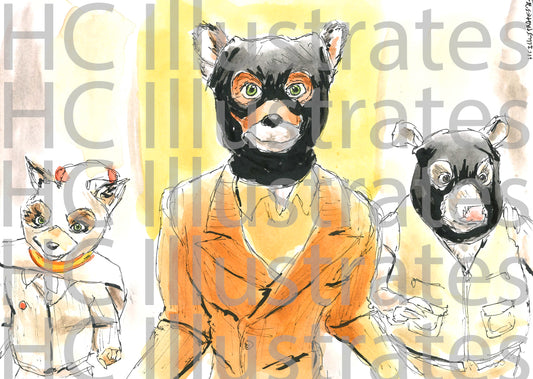 "A Quote Unquote Fantastic Fox" Print