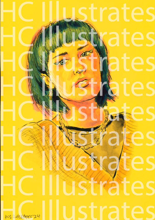 "Earth Girl, Lover of Space Girl” Print