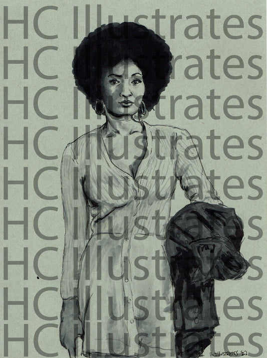 "Wham! Bam! It's Pam!" Print