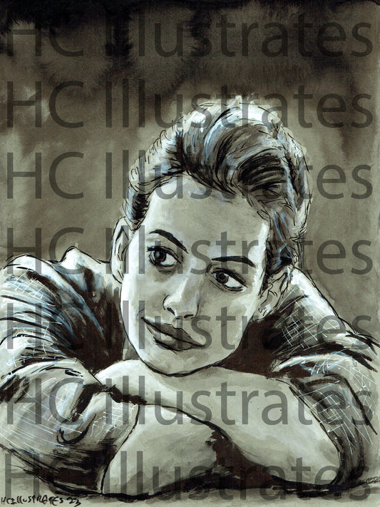 "I Hathaway with Ink" Print