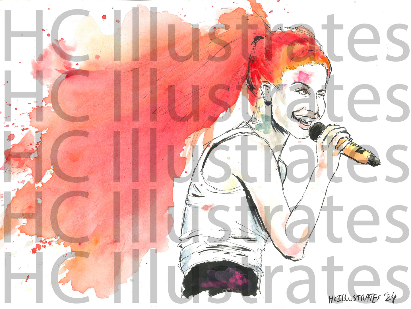 "She's Always Running Out of Time" Print