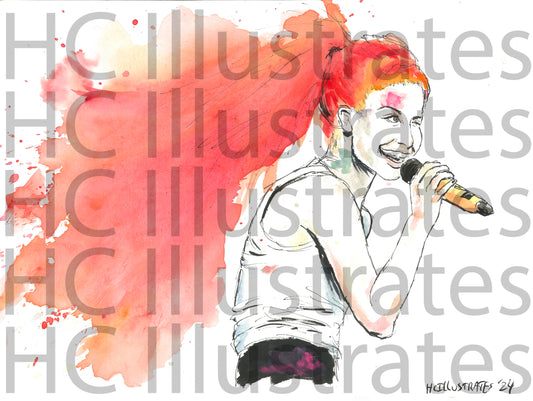 "She's Always Running Out of Time" Print