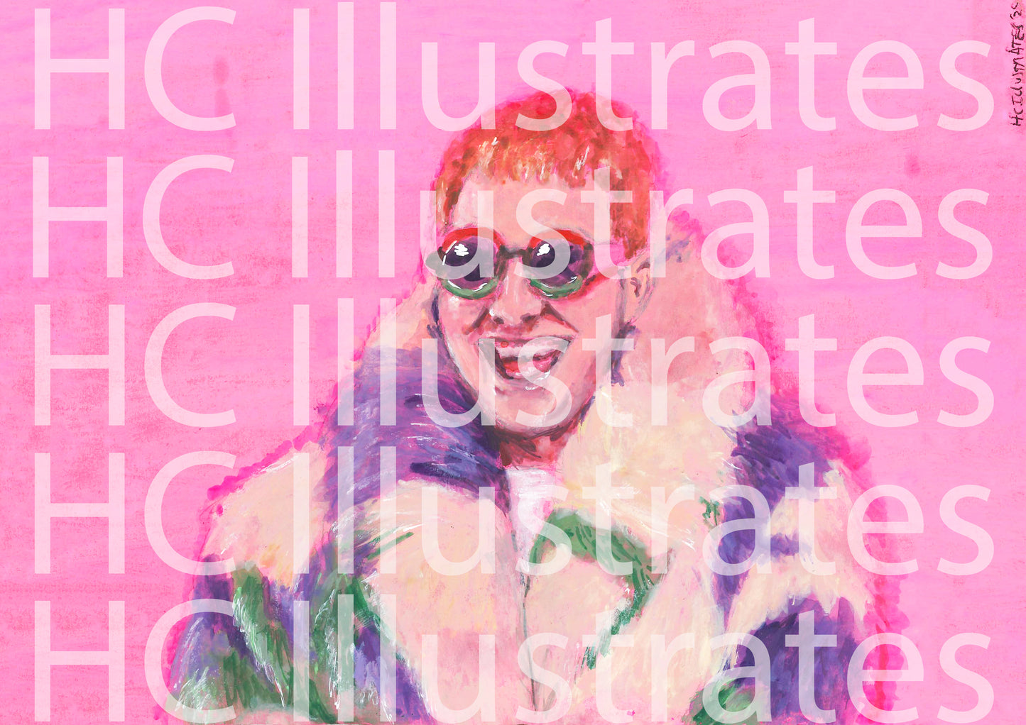 "BIG DOG IN THE HOUSE!" Print