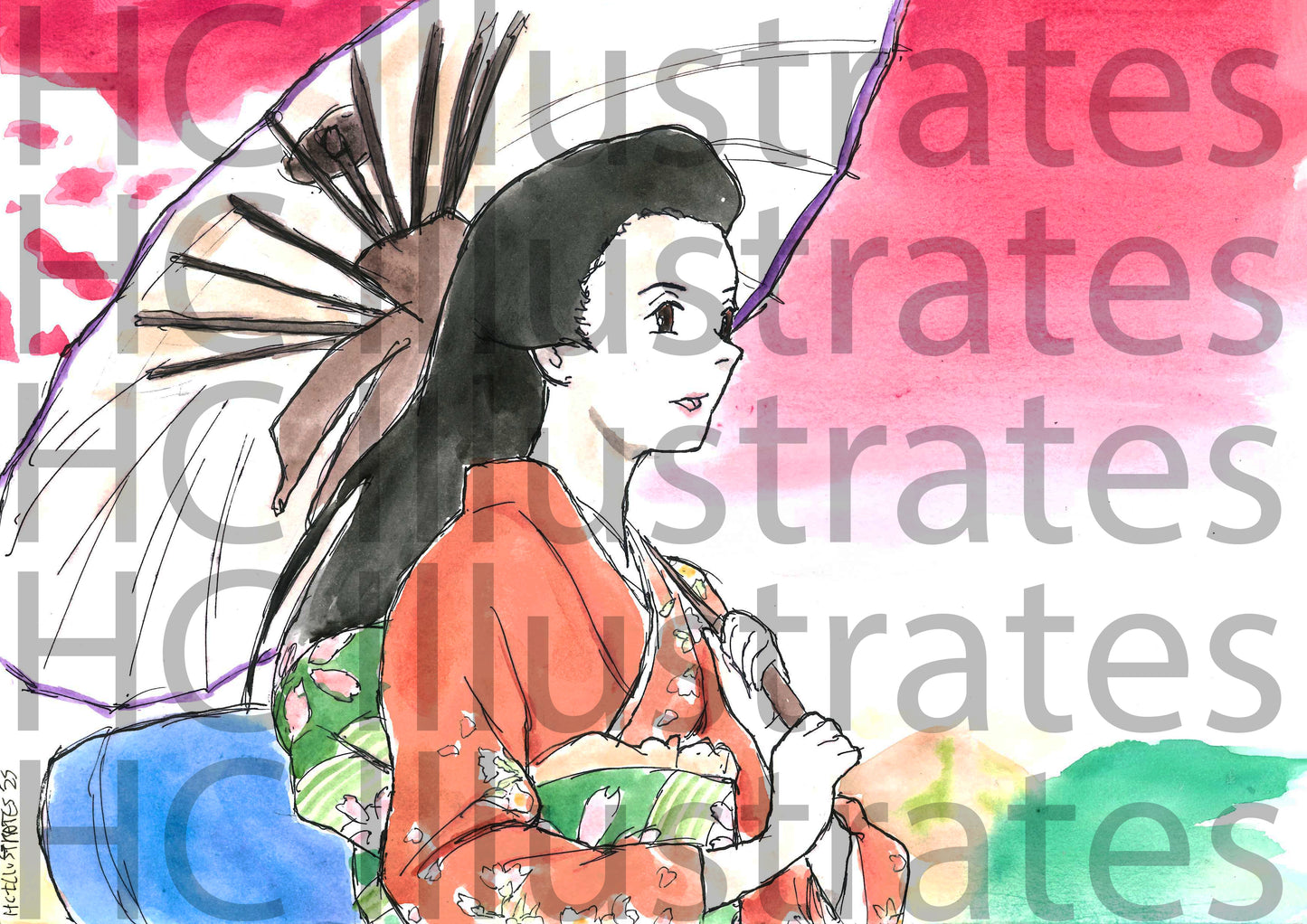 "The Lives of Chiyoki" Print