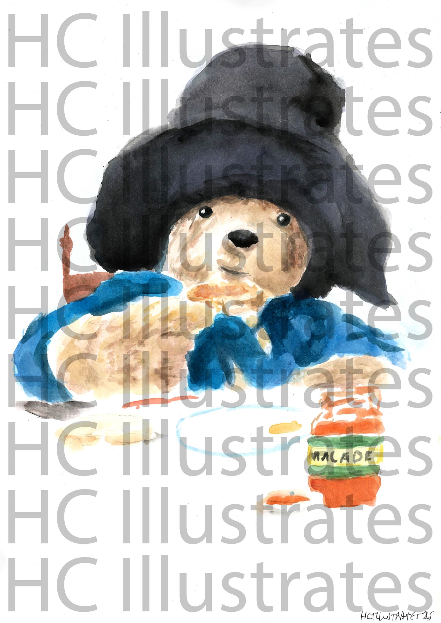 "A Very Good Bear" Print