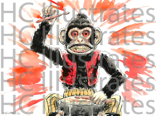 "That Cursed Monkey" Print