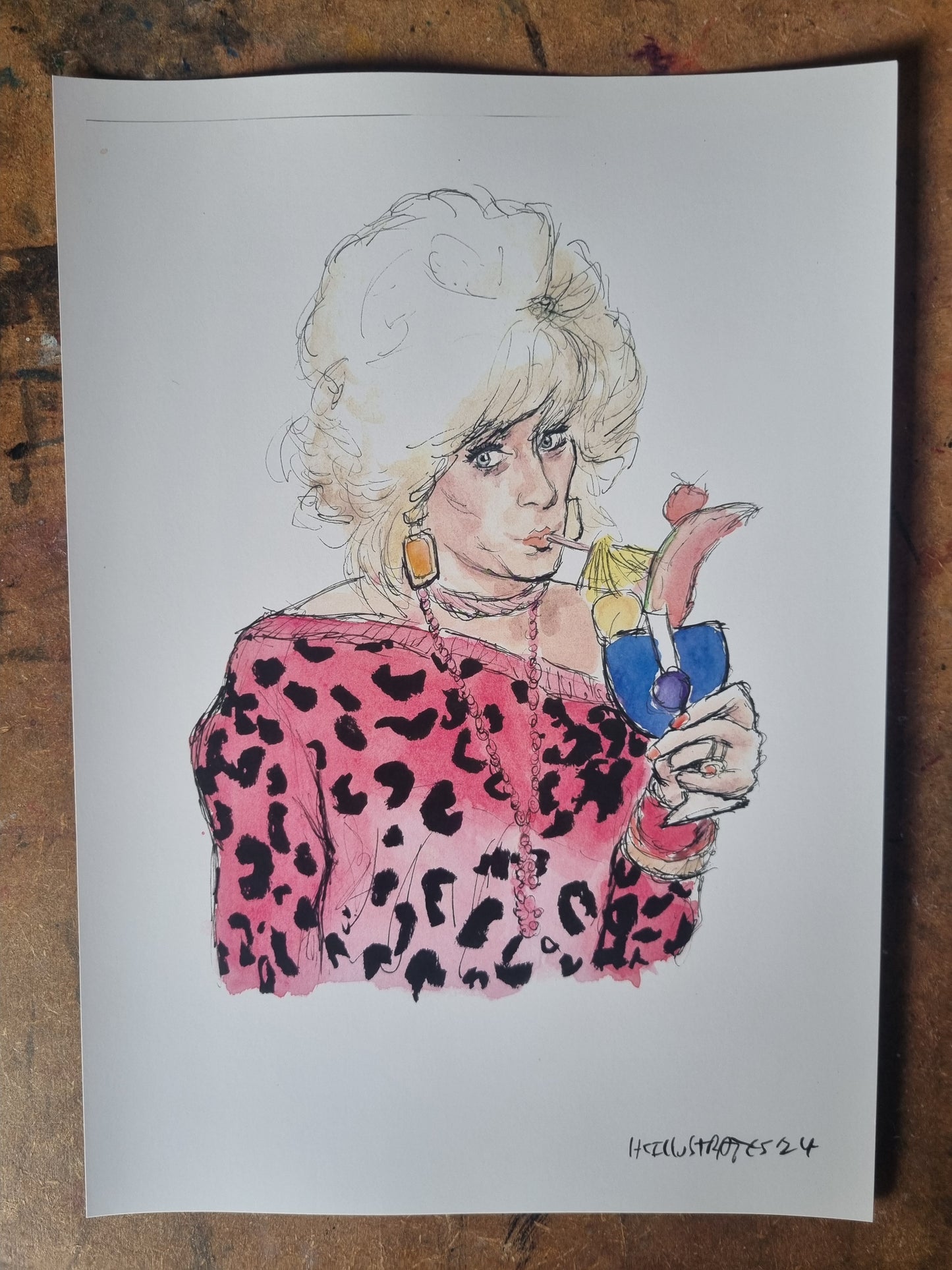 "Looks Like We've Got to Help with Washing-Up" Print