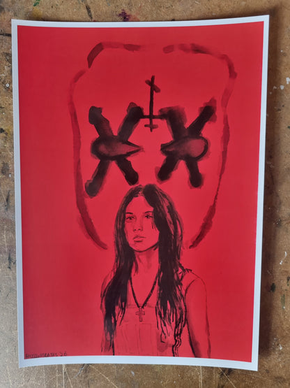 "Become a Feminist, She Pray Thee" Print