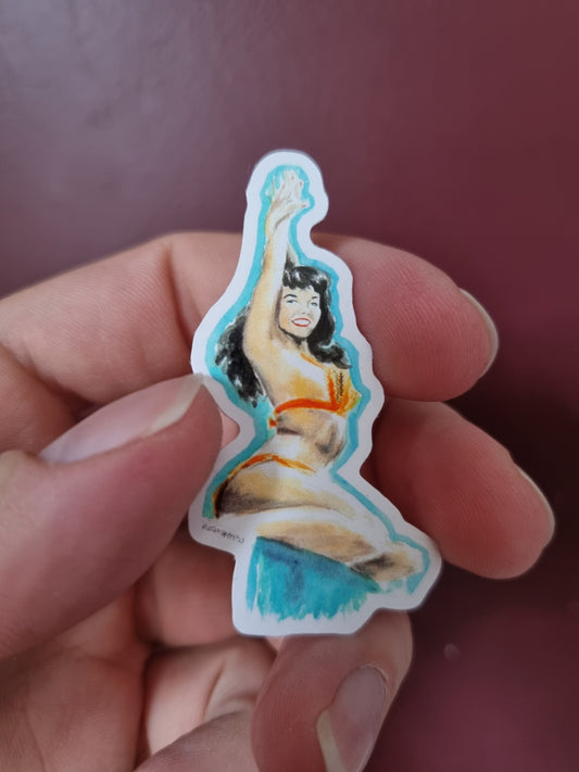 "Can't Get Petty About Bettie!" Sticker