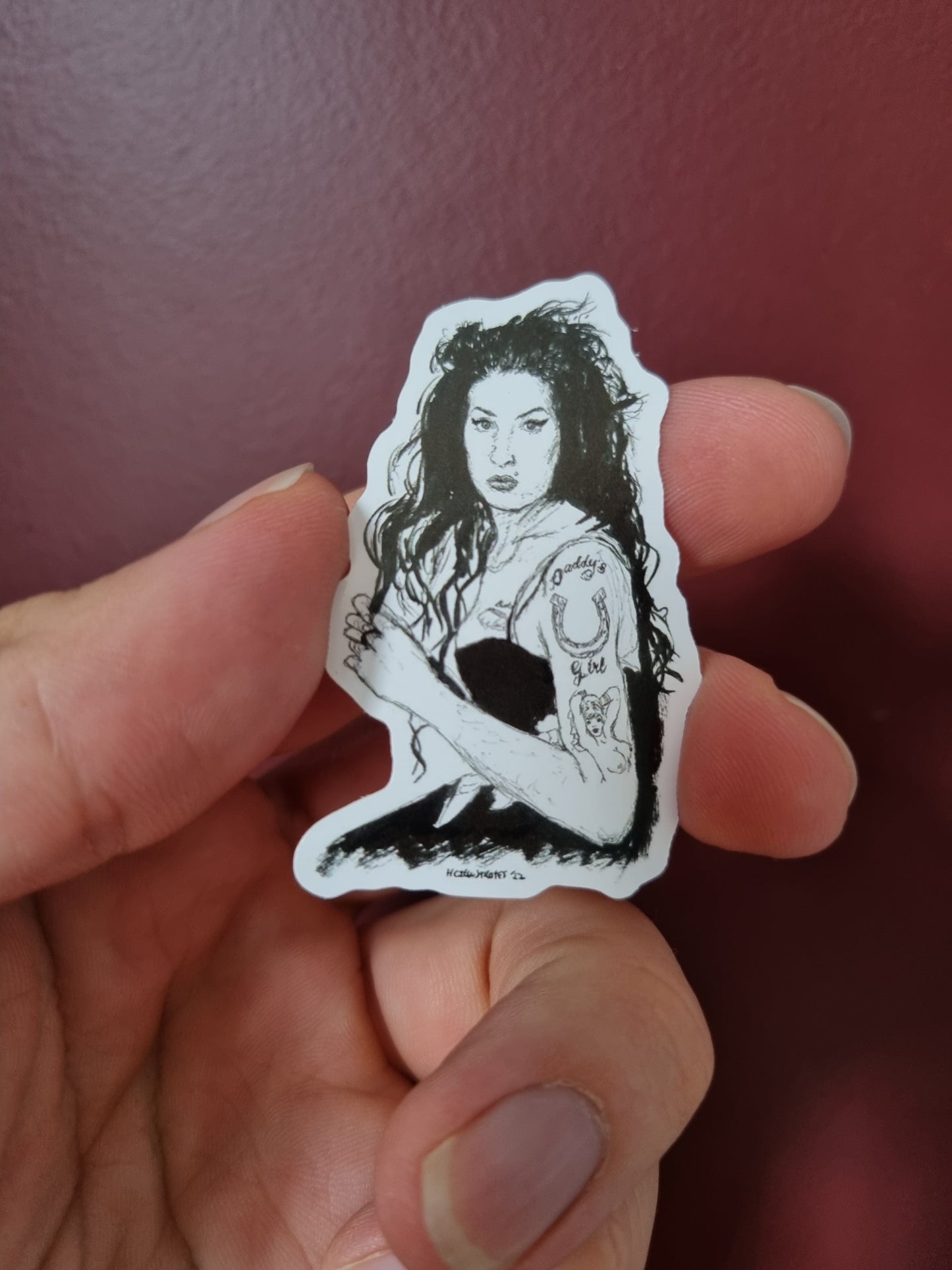 "Her Tears Dry on their Own" Sticker