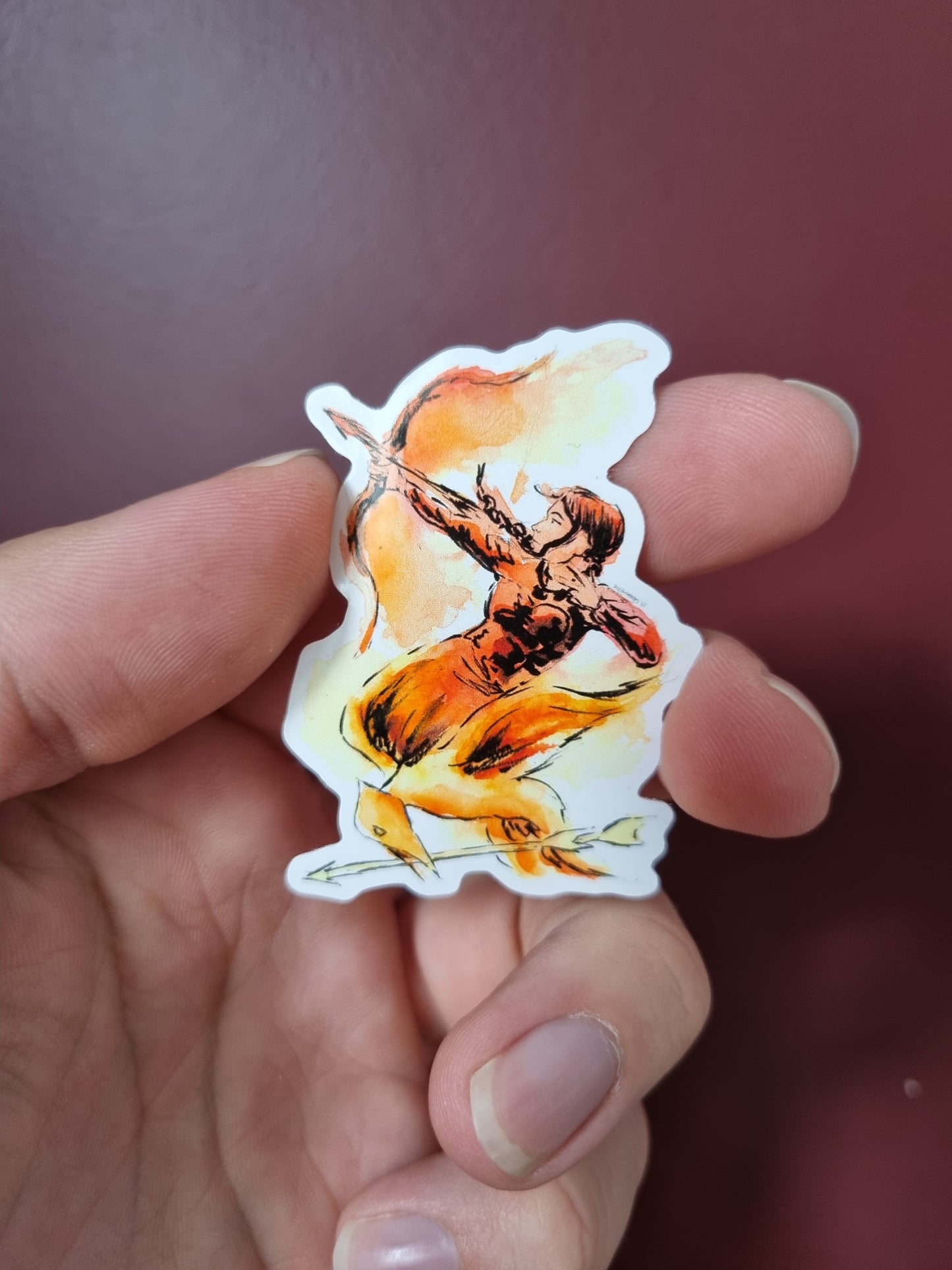 "If We Burn, You Burn With Us" Sticker