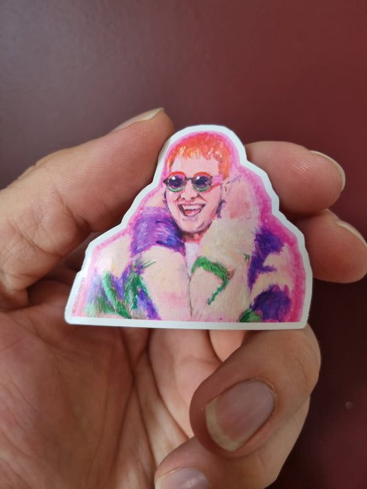 "BIG DOG IN THE HOUSE" Sticker