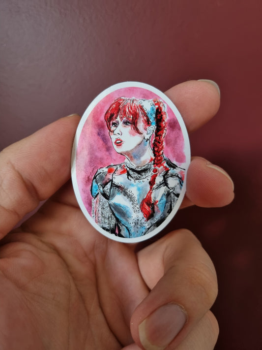 "I HOPE THIS PLAYS HOT TO GO!" Sticker