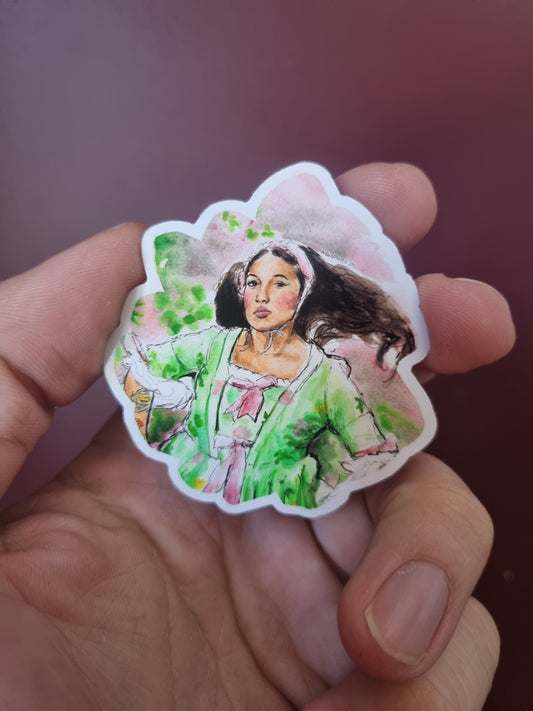 "That Girl is a Tomboy!" Sticker