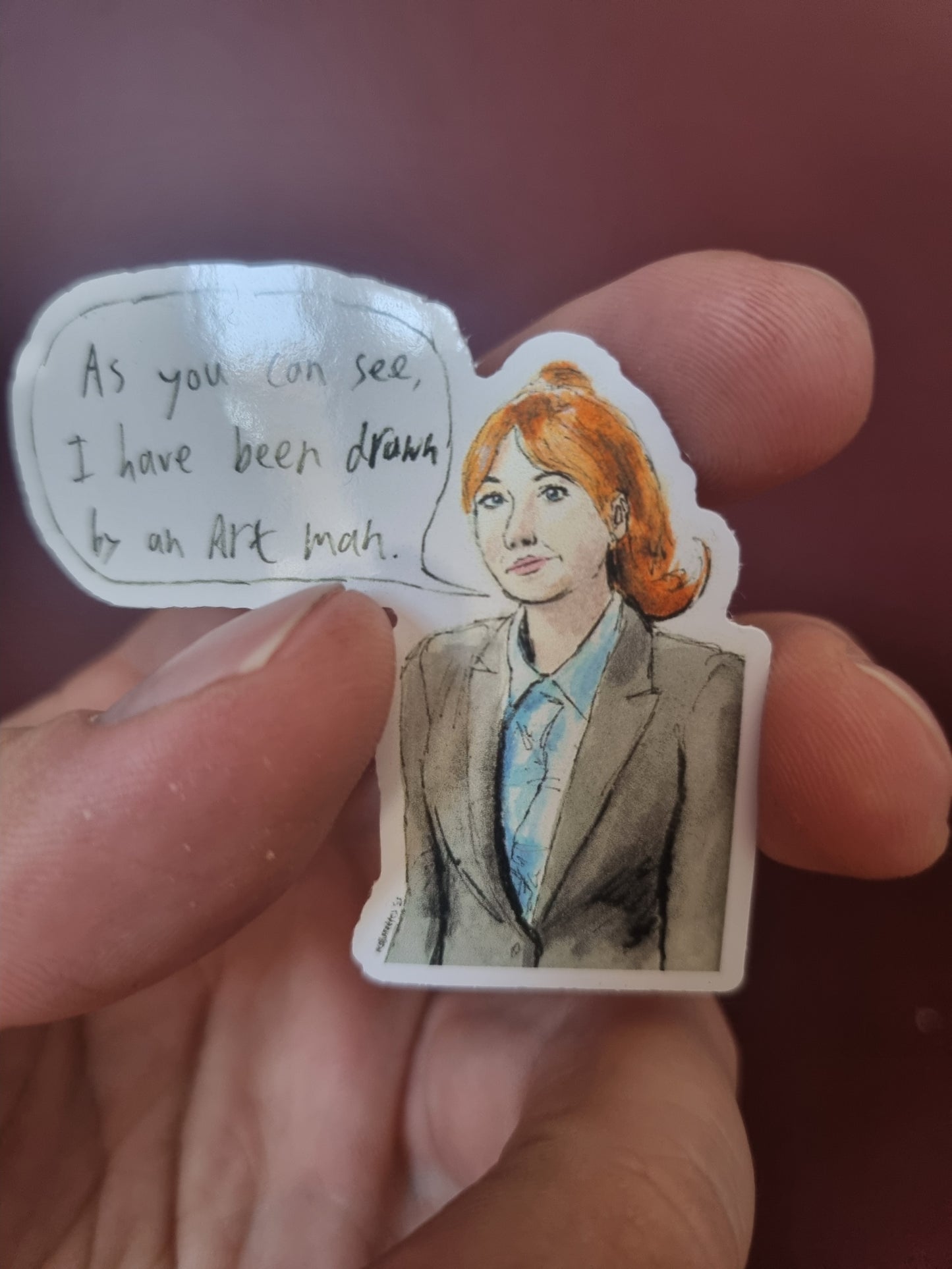 "Cunk as a Sticker" Sticker