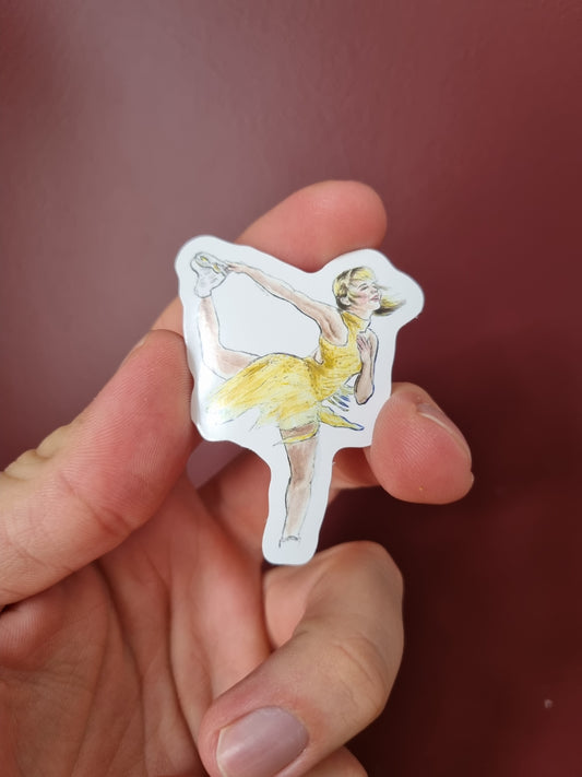 "She Loves Struggling, Actually" Sticker