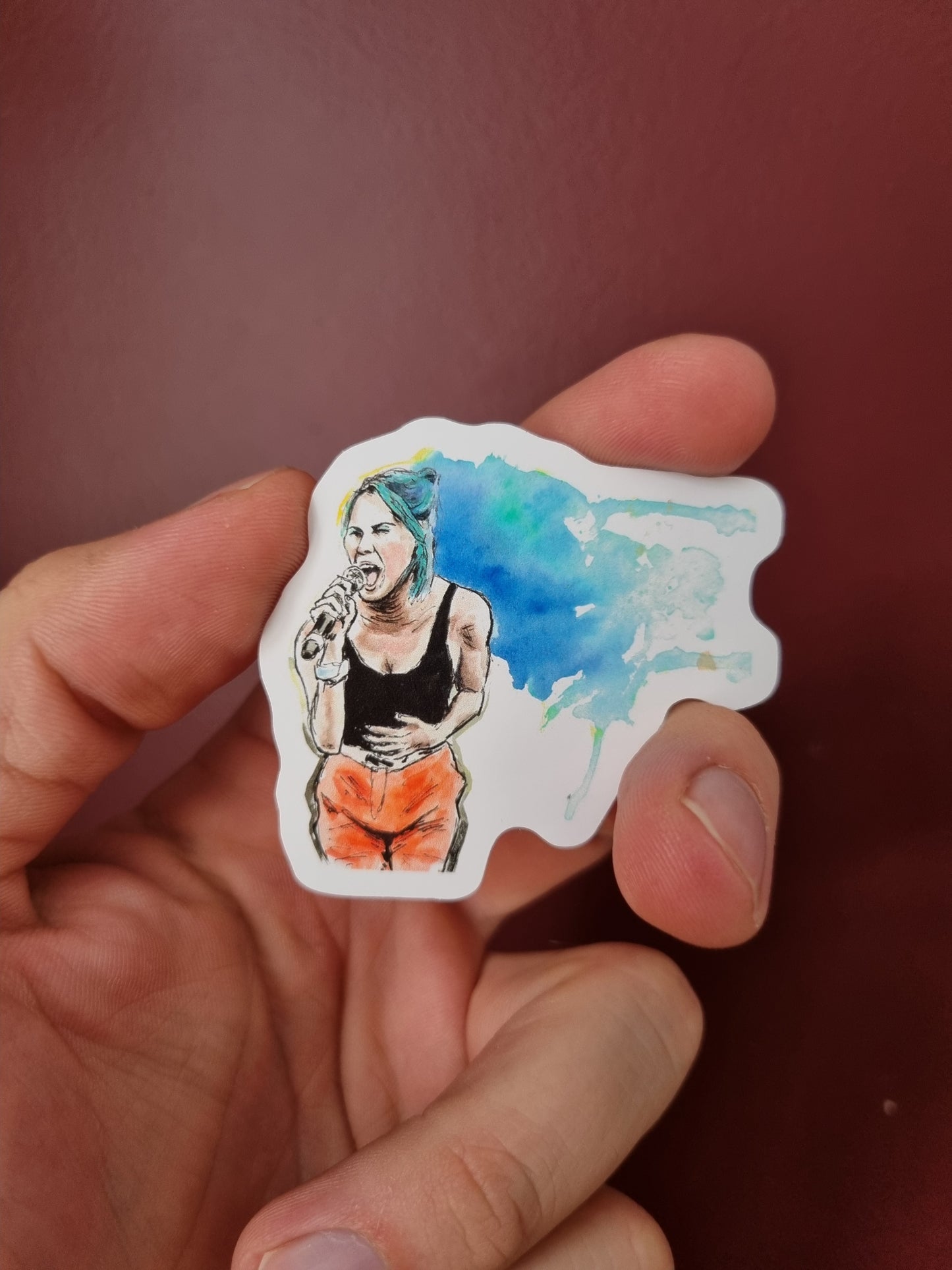 "F.W.T.B (on a sticker)" Sticker