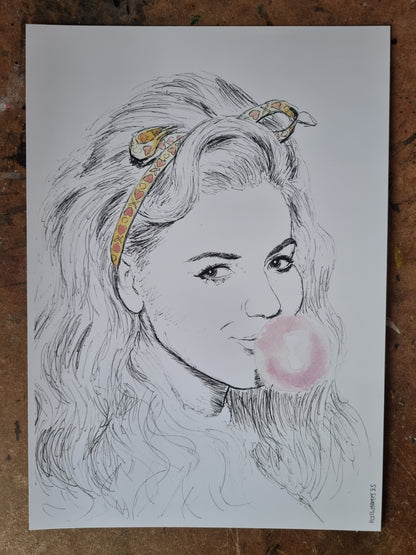 "You Can Count on Her to Misbehave" Print