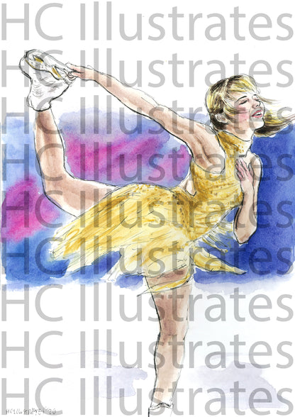 "She Loves Struggling, Actually" Print
