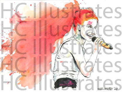 "She's Always Running Out of Time" Print