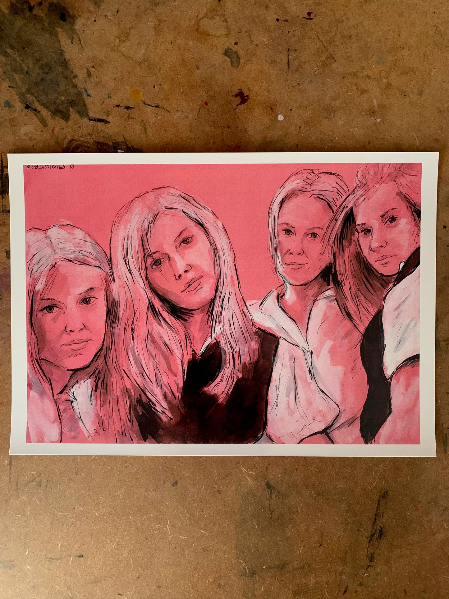 "Lisbon Sisters" Print