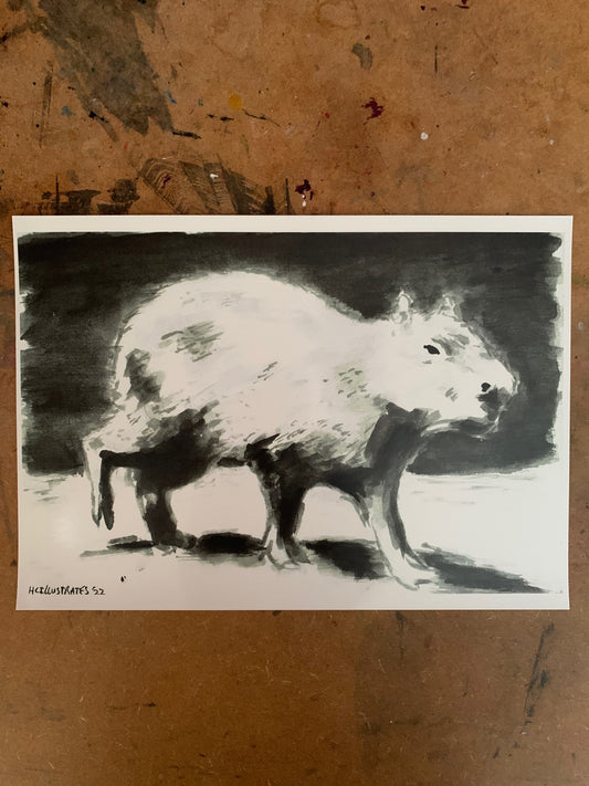 "Original Capybara" Print