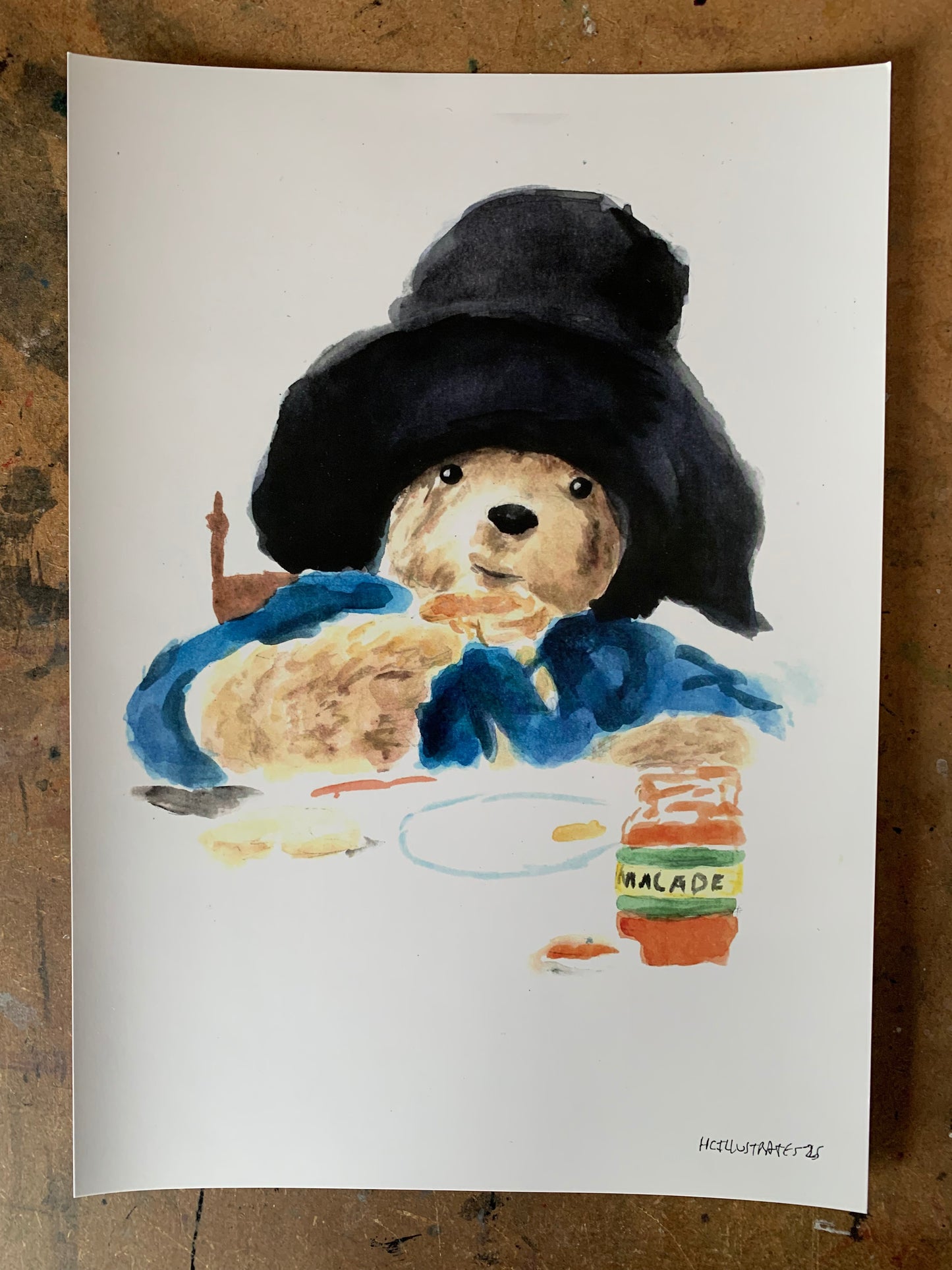"A Very Good Bear" Print
