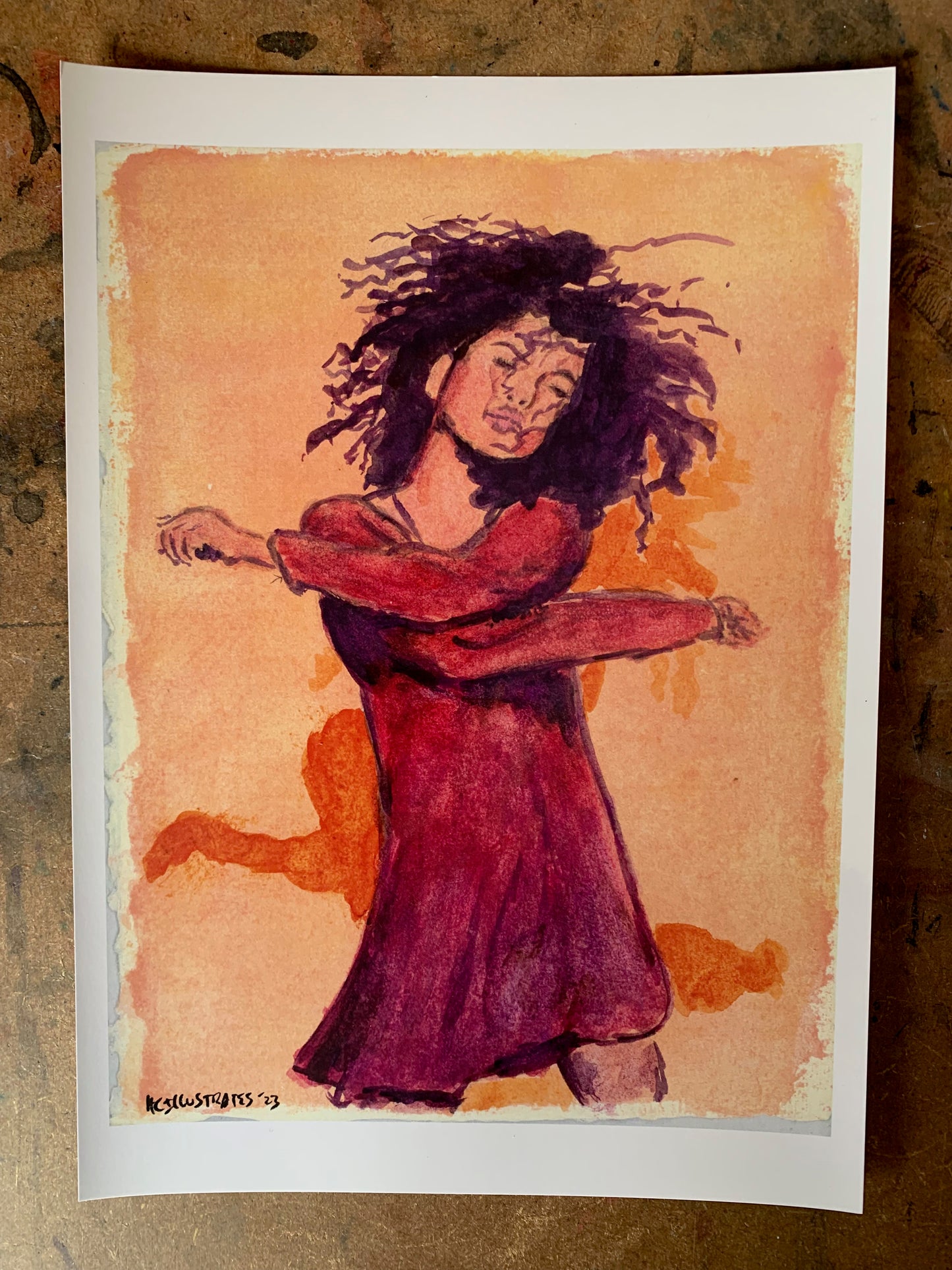 "Raw like a Cherry" Print