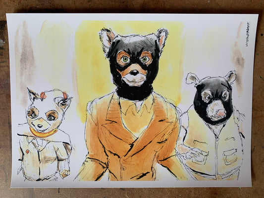 "A Quote Unquote Fantastic Fox" Print