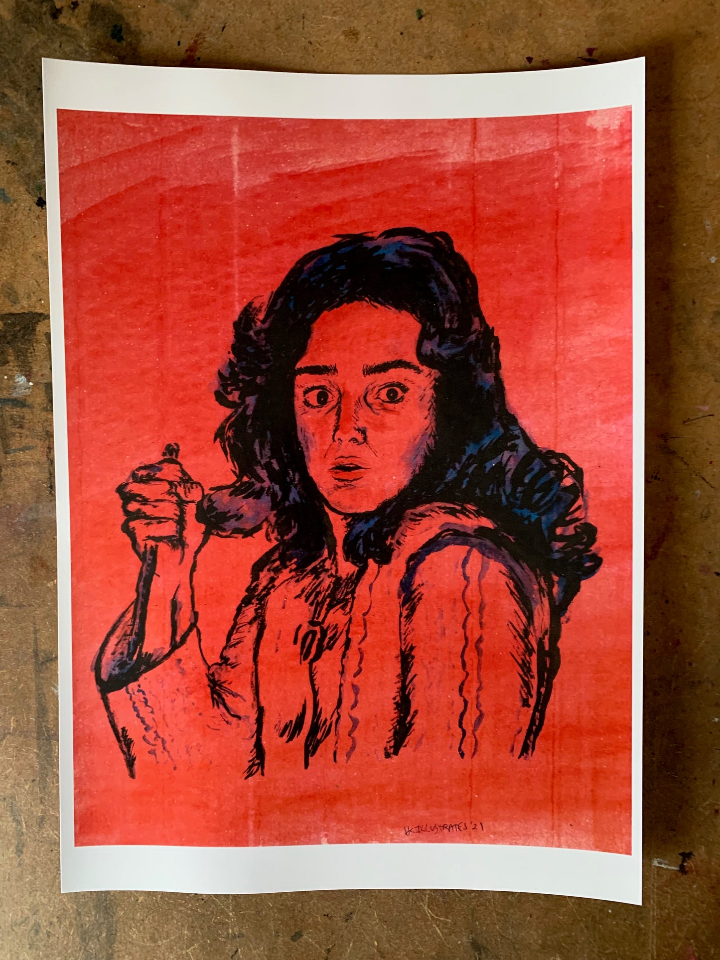 "All of Them Technicolour Witches" Print