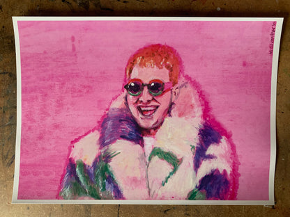 "BIG DOG IN THE HOUSE!" Print