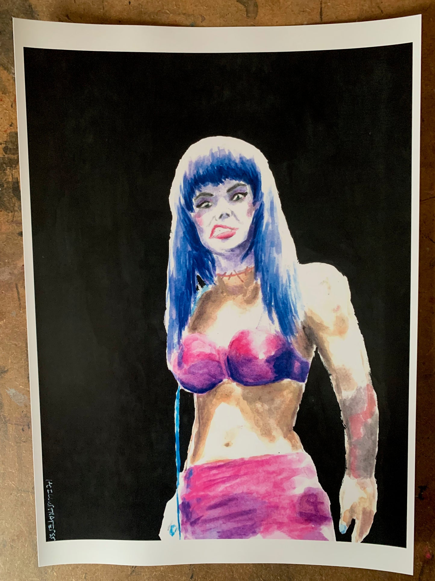 "MY WOMEN JUST BLEW UP ON ME" Print