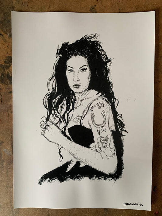 "Her Tears Dry on their Own" Print