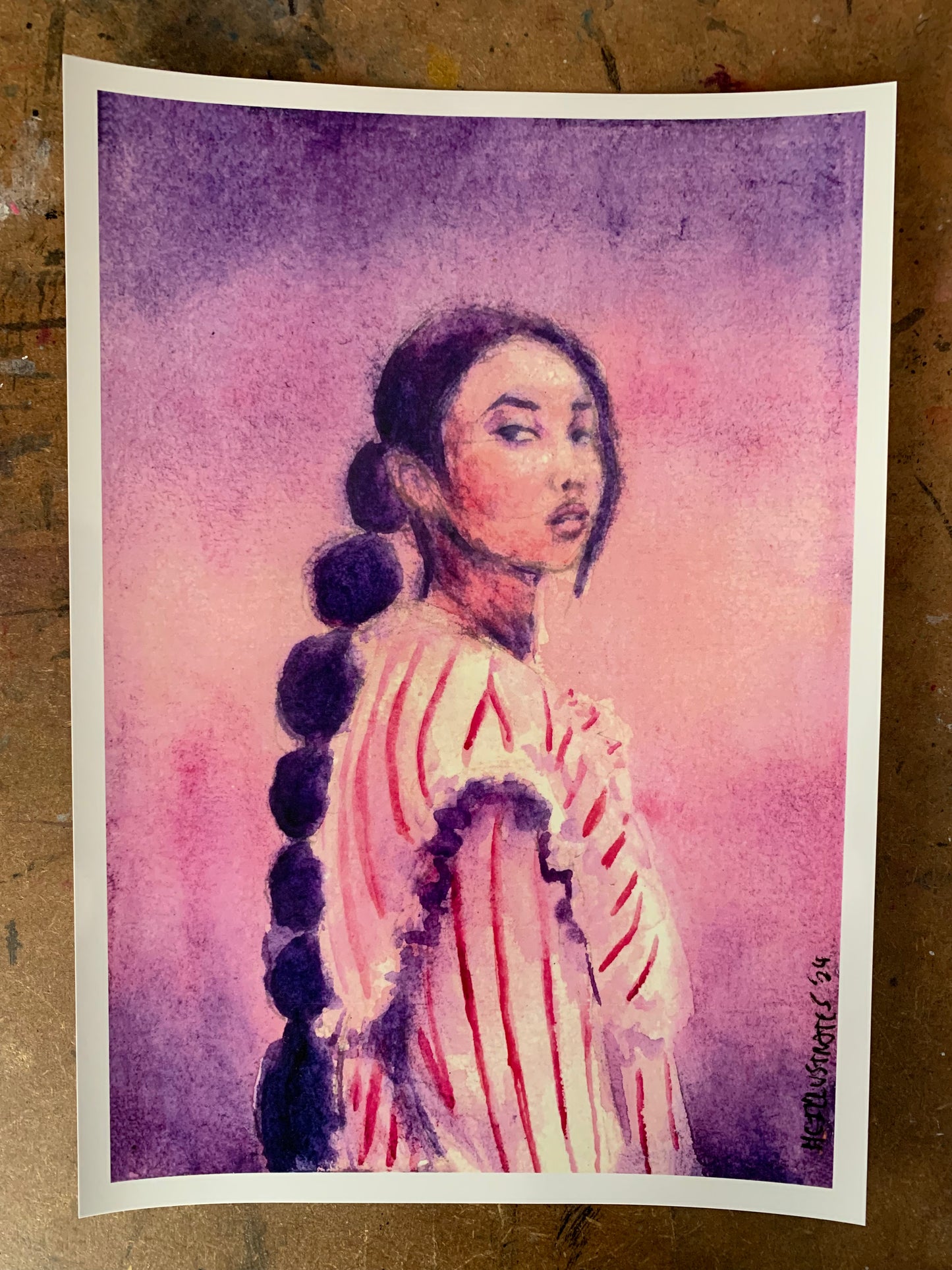 "Vertigo From A Black Hole” Print