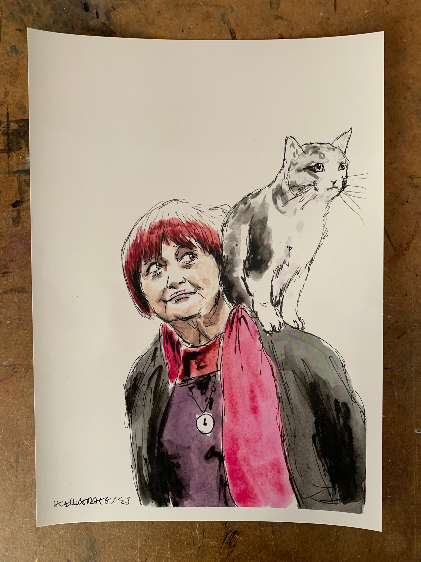 "Varda from 5 to 7” Print