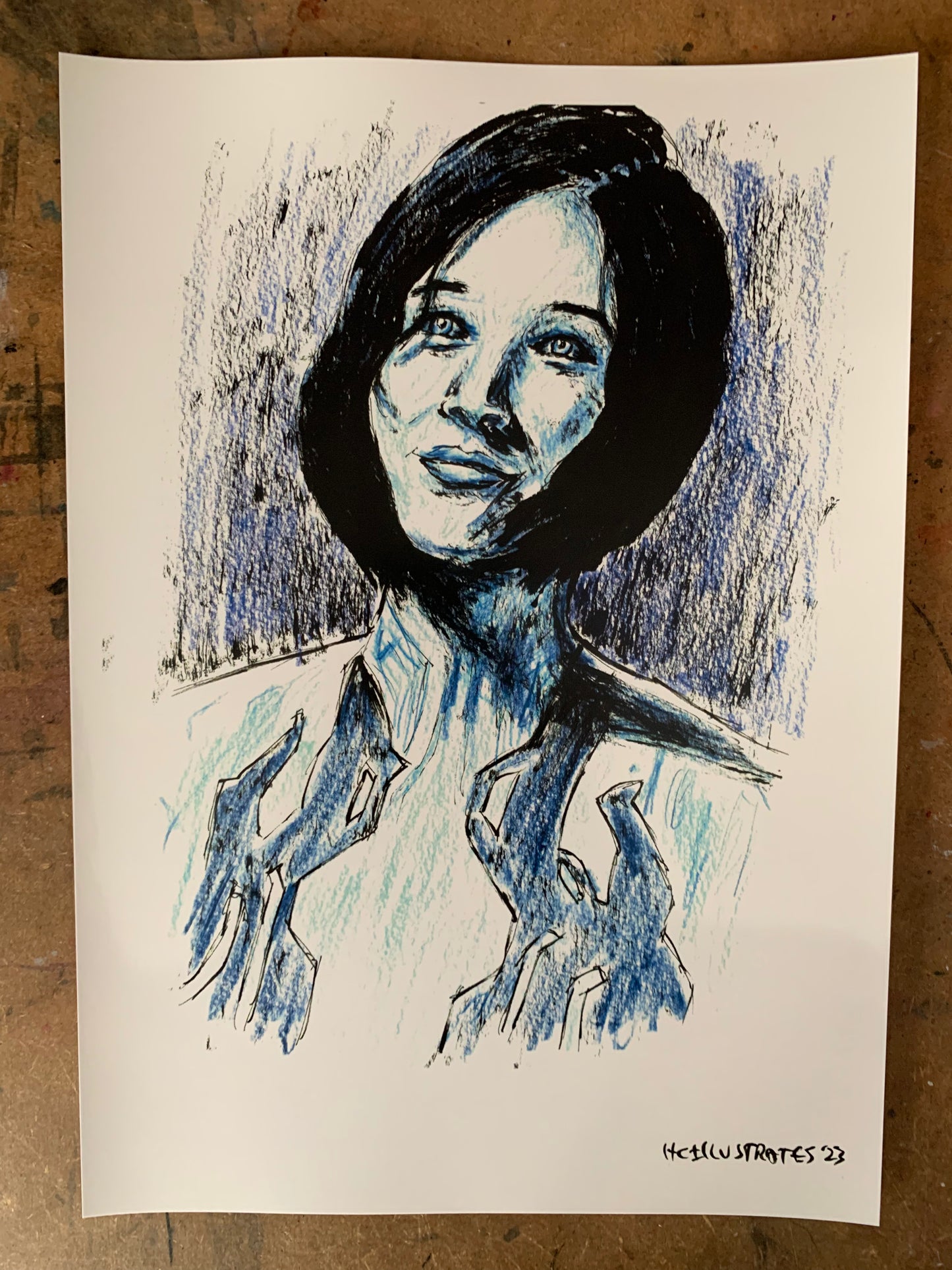 "Unfortunately For Us, She Likes Crazy” Print