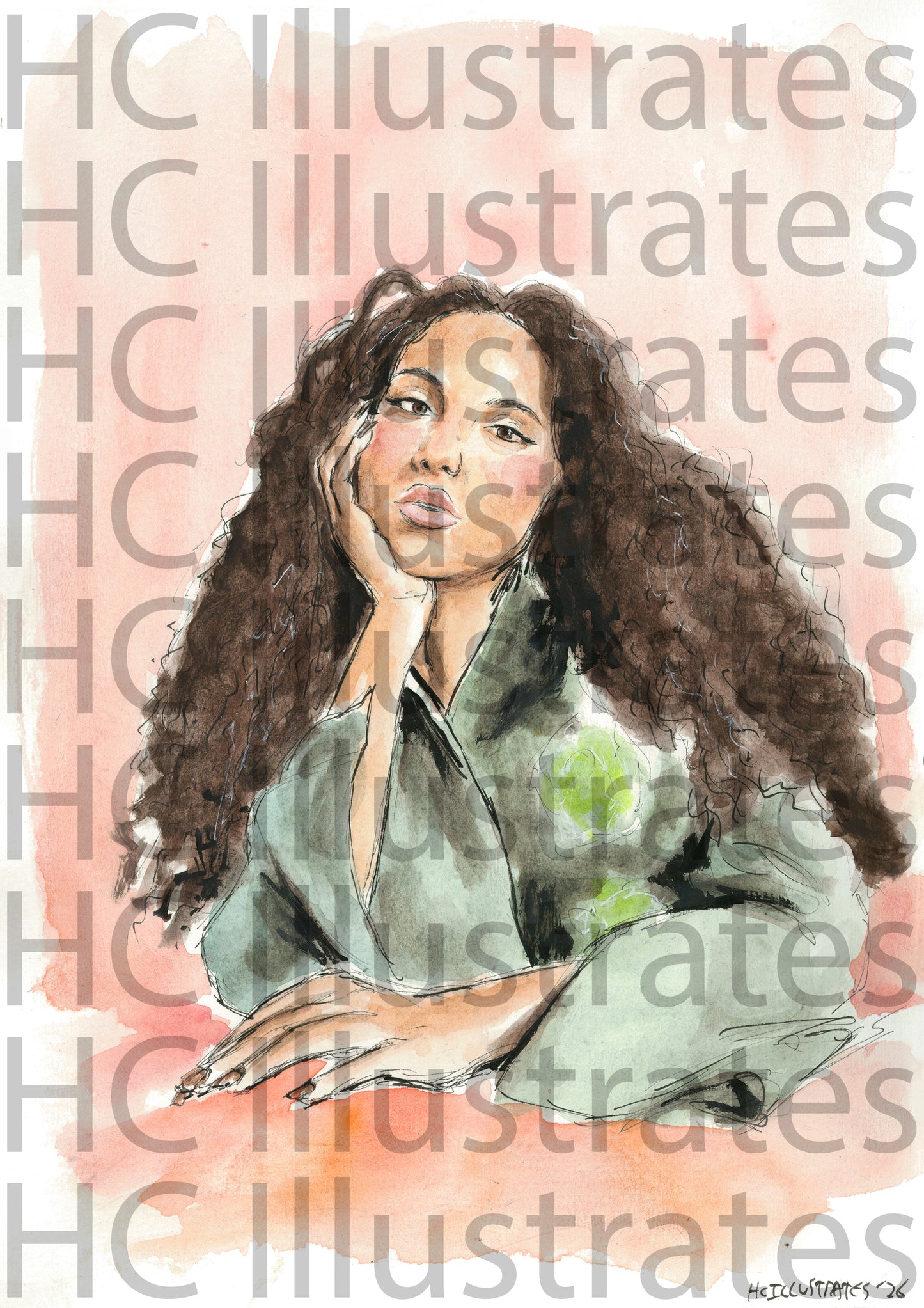"Whole World Between Her Hips" Print
