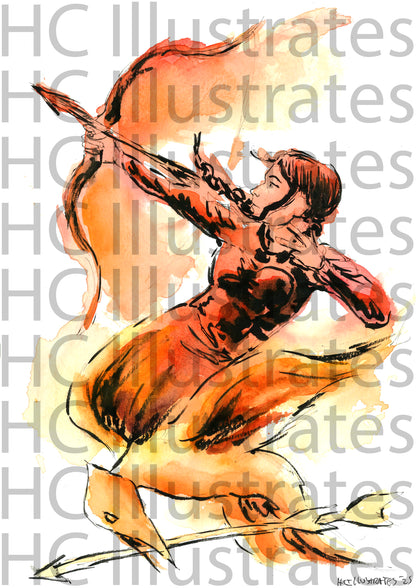 "If We Burn, You Burn With Us" Print