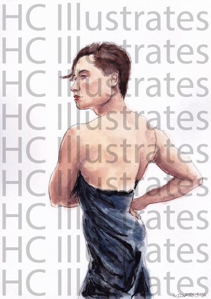 "Jackie Will Knock You Out" Print
