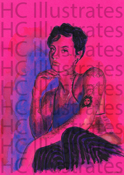 "They're Down to be a Distraction" Print